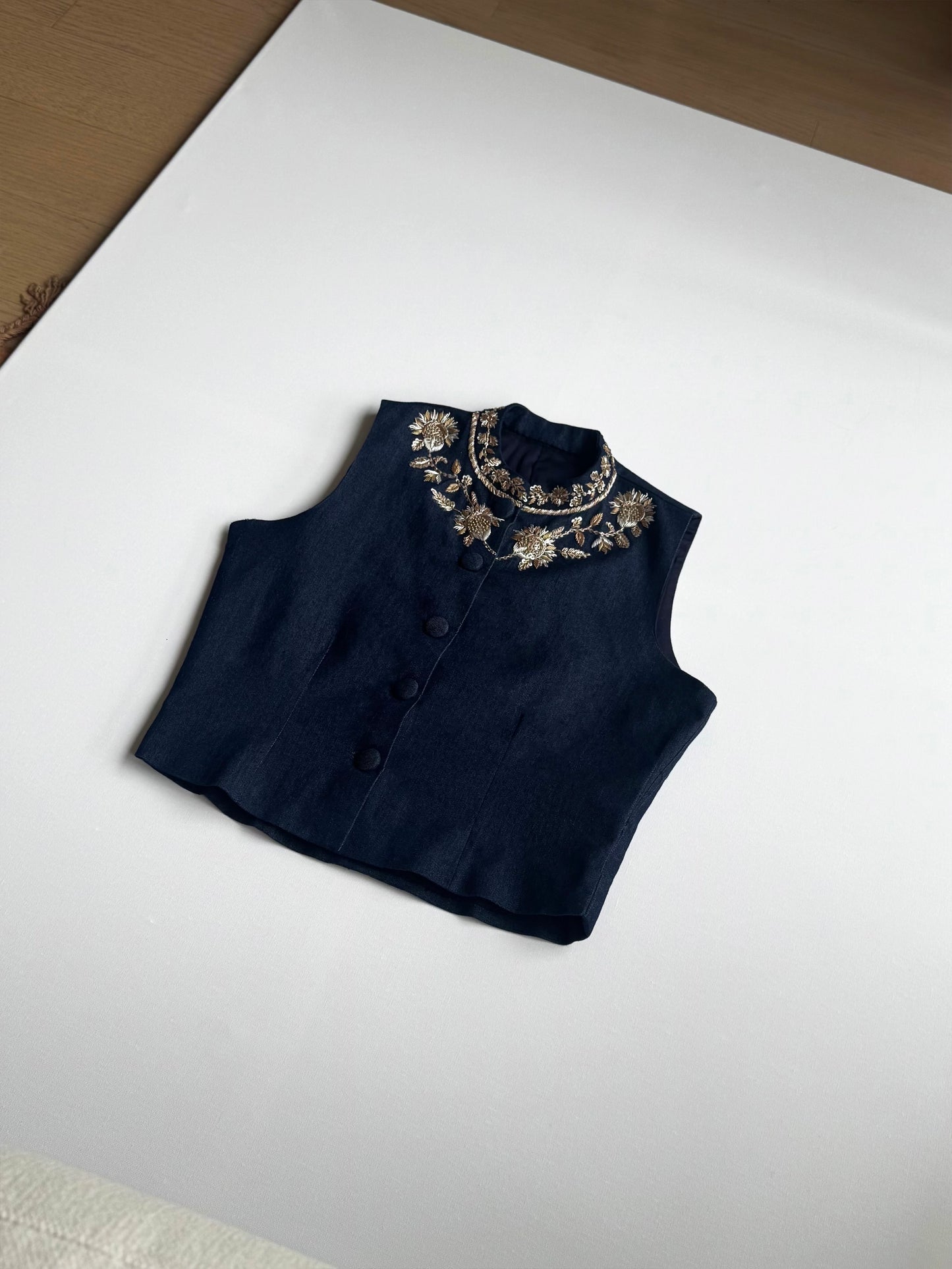 Diya Denim Top