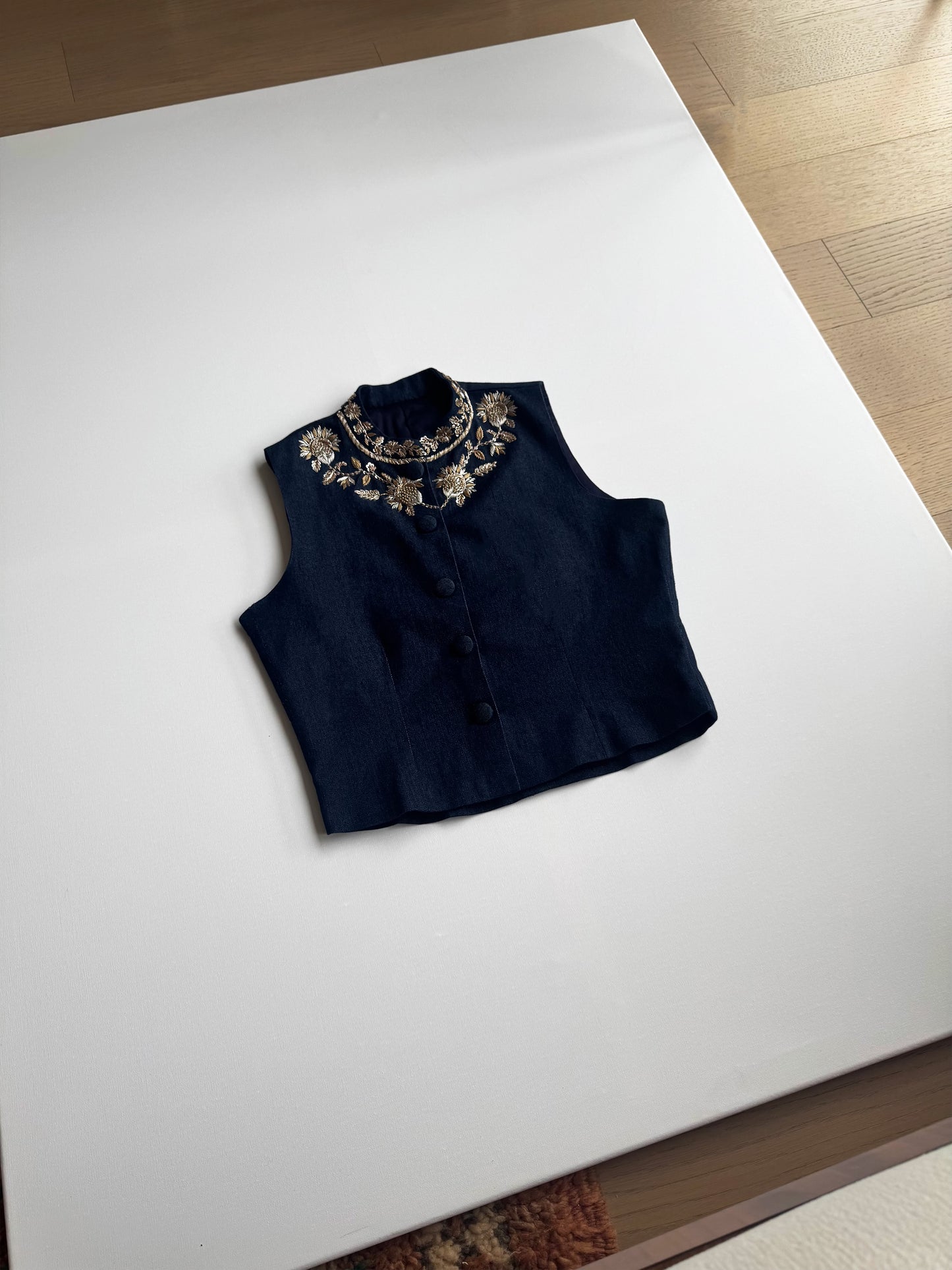 Diya Denim Top