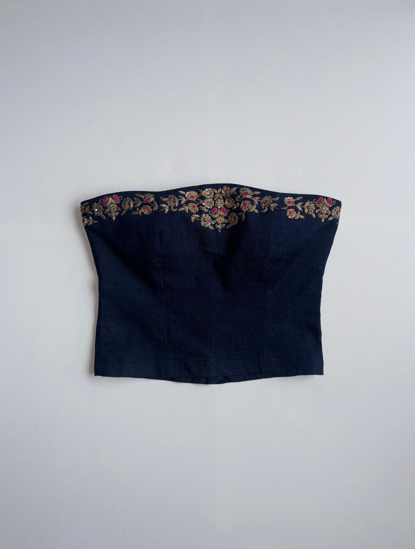Nyra Denim Top