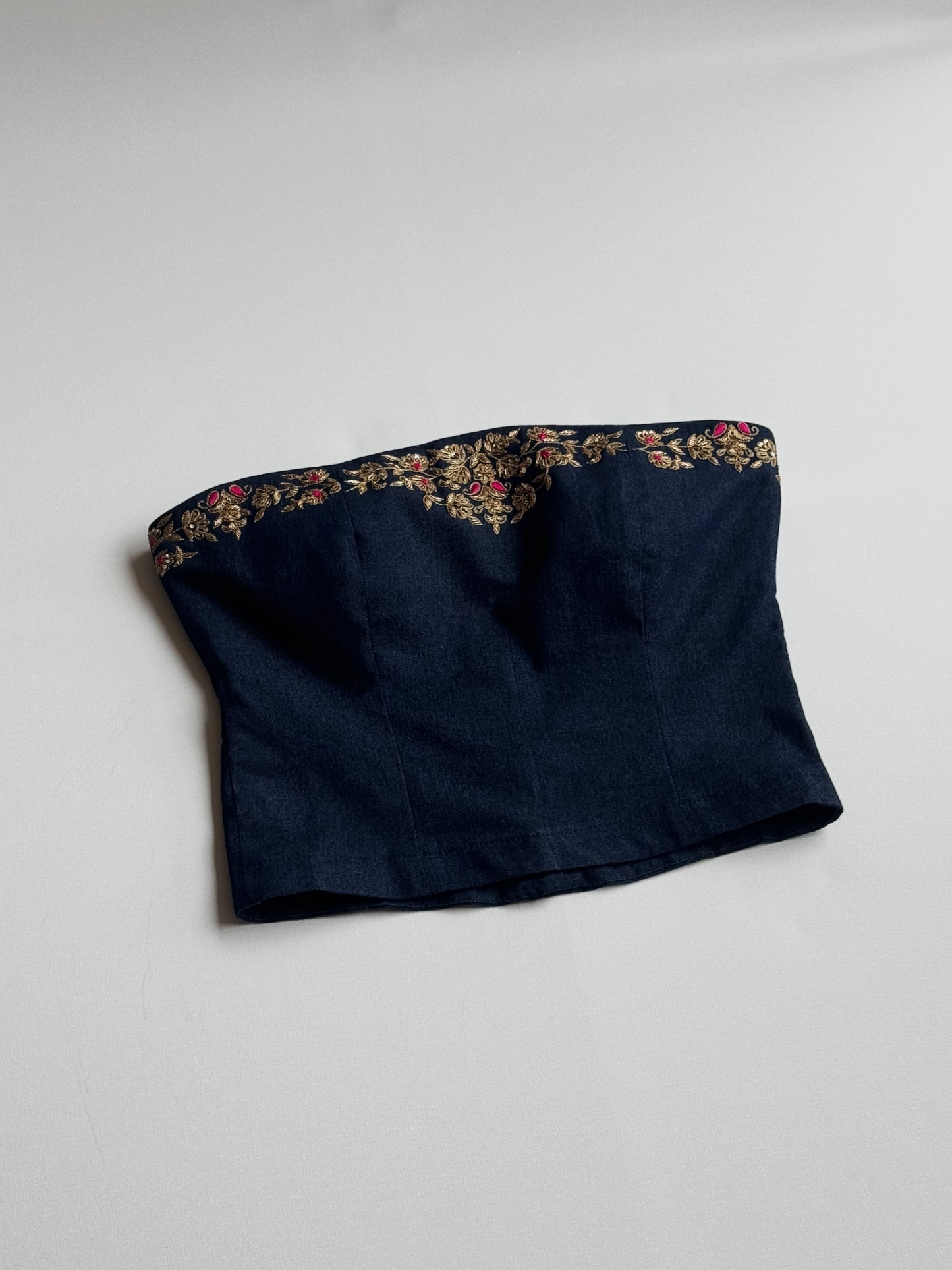 Nyra Denim Top