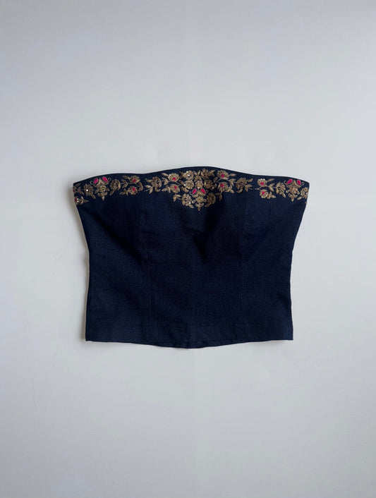 Nyra Denim Top